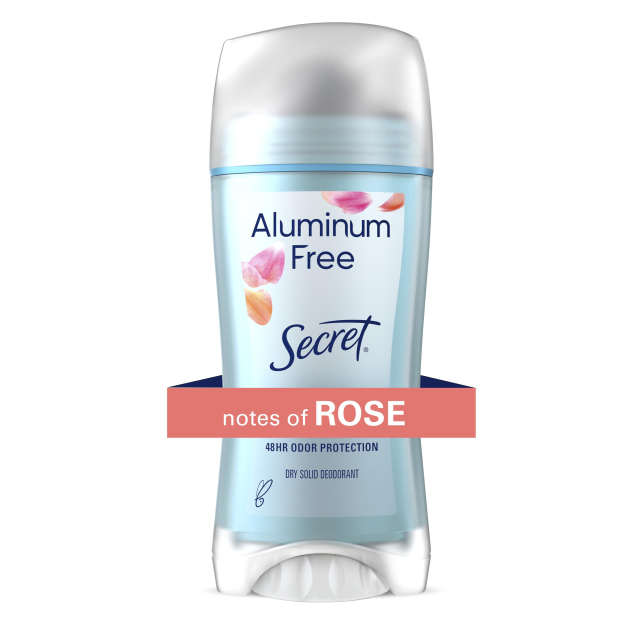 Дезодорант Secret без алюмінію, твердий Note of Rose, 68 г