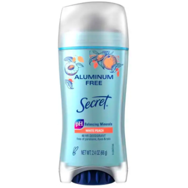Дезодорант без алюмінію, твердий, Secret White Peach 68 г