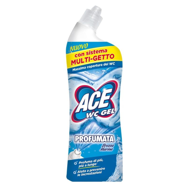 Гель для чищення туалету з видаленням нальоту ACE WC GEL BREZZA MARINA 700 мл