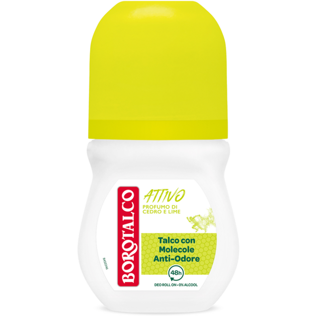 Дезодорант для тіла кульковий BOROTALCO DEO ATT.GIALLO R-ON ML50