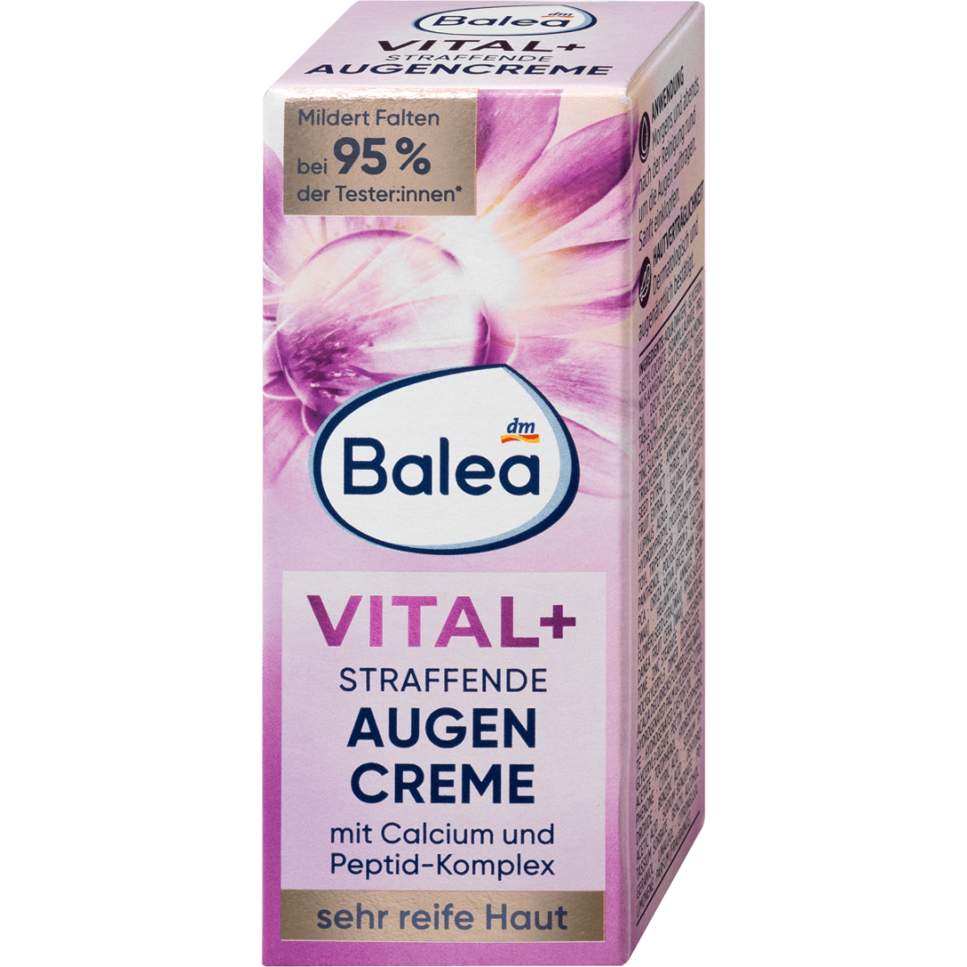 Крем під очі Balea Vital+ для зрілої шкіри, 15 мл