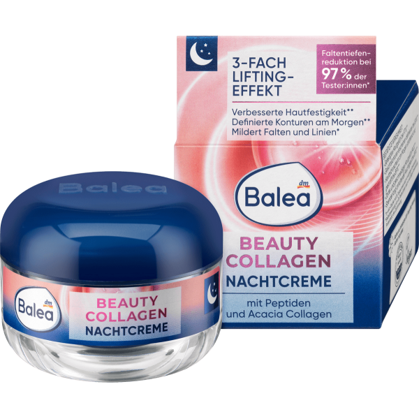 Нічний крем Balea Beauty Collagen з ліфтинг-ефектом, 50 мл