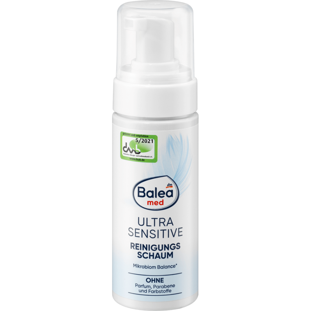 Очищаюча пінка Balea Ultra Sensitive для чутливої шкіри, 150 мл