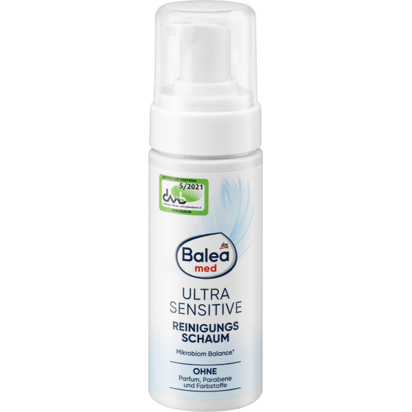 Очищаюча пінка Balea Ultra Sensitive для чутливої шкіри, 150 мл
