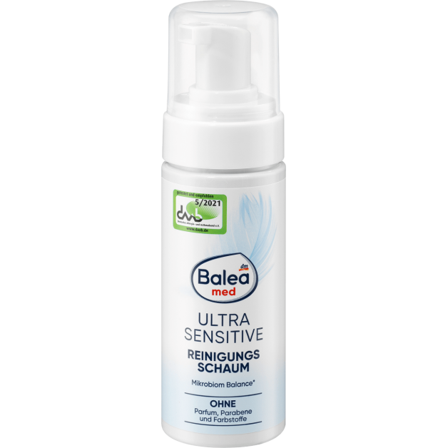 Очищаюча пінка Balea Ultra Sensitive для чутливої шкіри, 150 мл