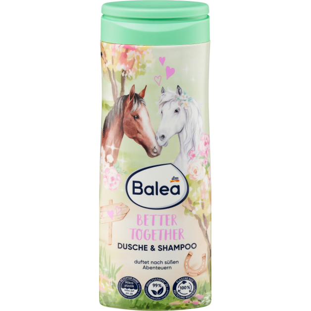 Дитячий шампунь 2в1 Balea Kinder Dusche & Shampoo 2in1 Better Together, 300 ml