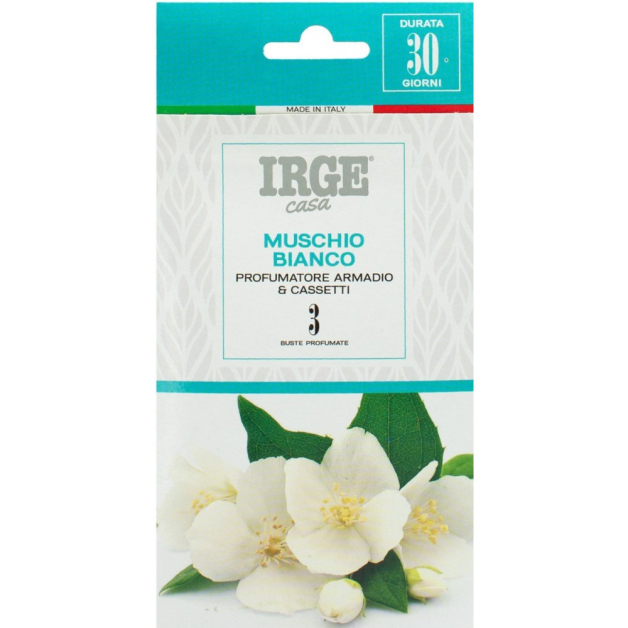 Ароматизатор для гардероба Irge в гранулах Muschio Bianco 3 шт