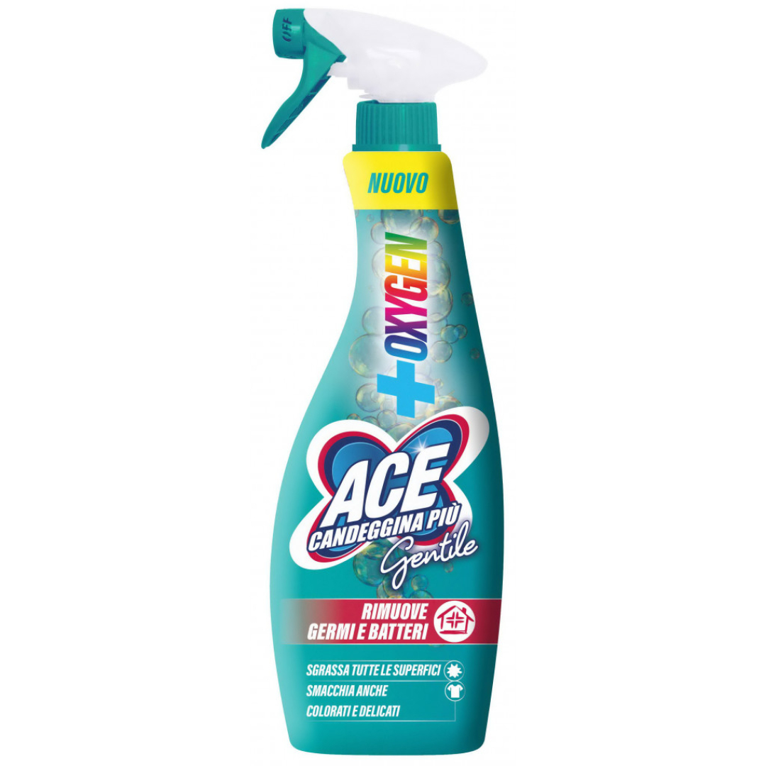 Універсальний спрей ACE Candeggina Più Gentile Spray +OXYGEN 650 мл