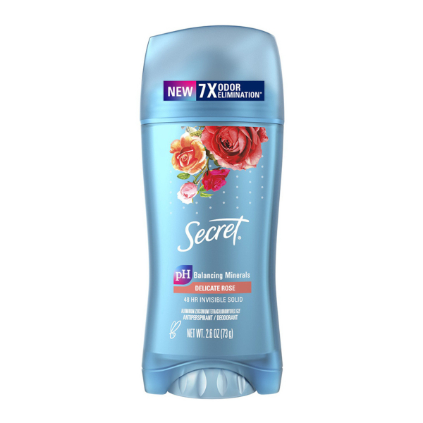 Дезодорант твердий, Secret Solid Antiperspirant Deodorant Rose Scent 68 г