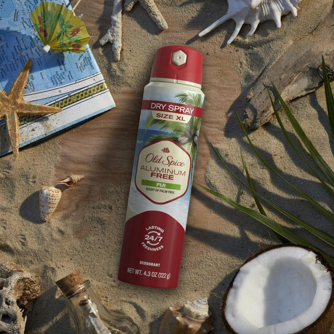 Дезодорант спрей Old Spice Aluminum Free Body Spray Deodorant Fiji (США) 122g