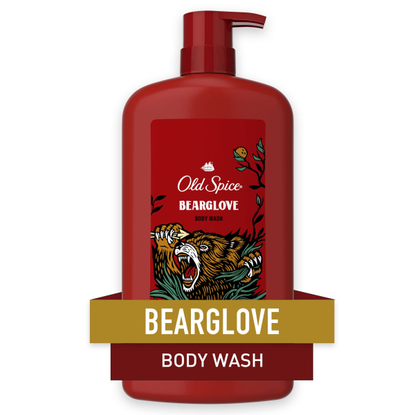 Мужской гель для душа Old Spice Bearglove body wash, 887 мл