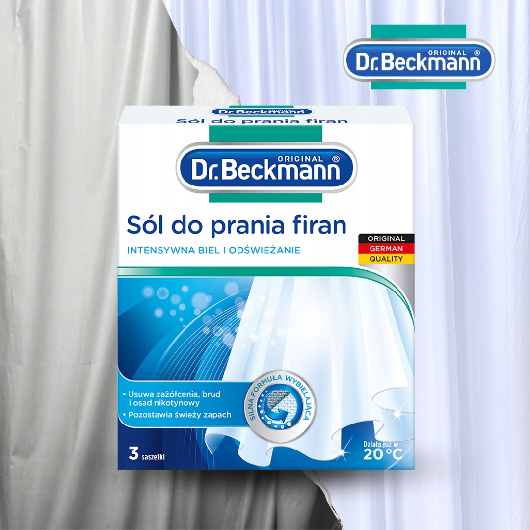 Сіль для прання гардин Dr. Beckmann 3х40 г