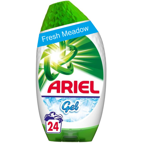 Гель для прання (свіжий луг) Ariel Fresh Meadow, 840 мл, 24 прання