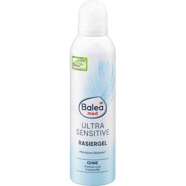 Жіночий гель для гоління Balea Med Ultra Sensitive для чутливої шкіри, 200 мл