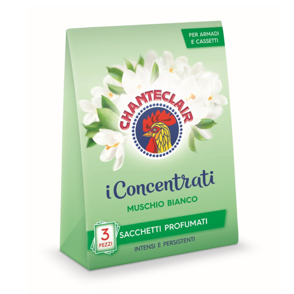 Освіжувач в гардероб Chanteclair iConcentrati Muschio Bianco, 3 шт
