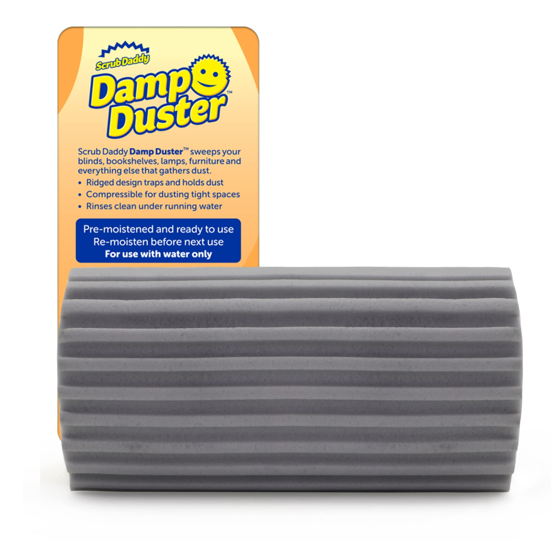 Губка для прибирання пилу Scrub Daddy Damp Duster, сіра для ринку США