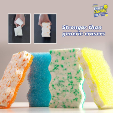 Меламінова губка Scrub Daddy ERASER DADDY 10X WITH SCRUBBING GEMS 2 шт