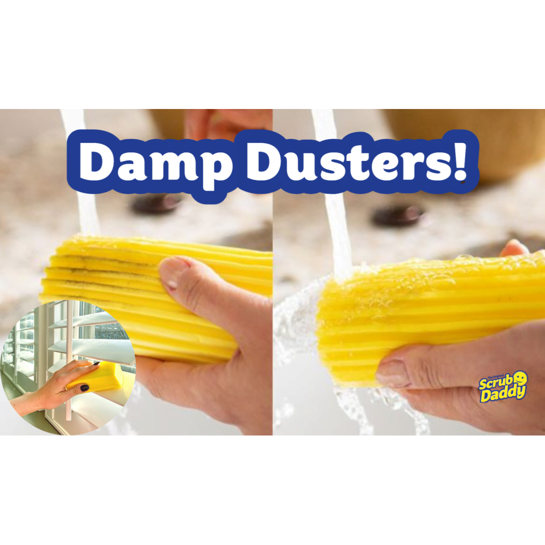 Губка для прибирання пилу, жовта, Damp Duster від Scrub Daddy 