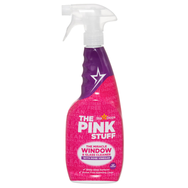 Спрей для миття вікон The Pink Stuff з винним оцтом 750 мл