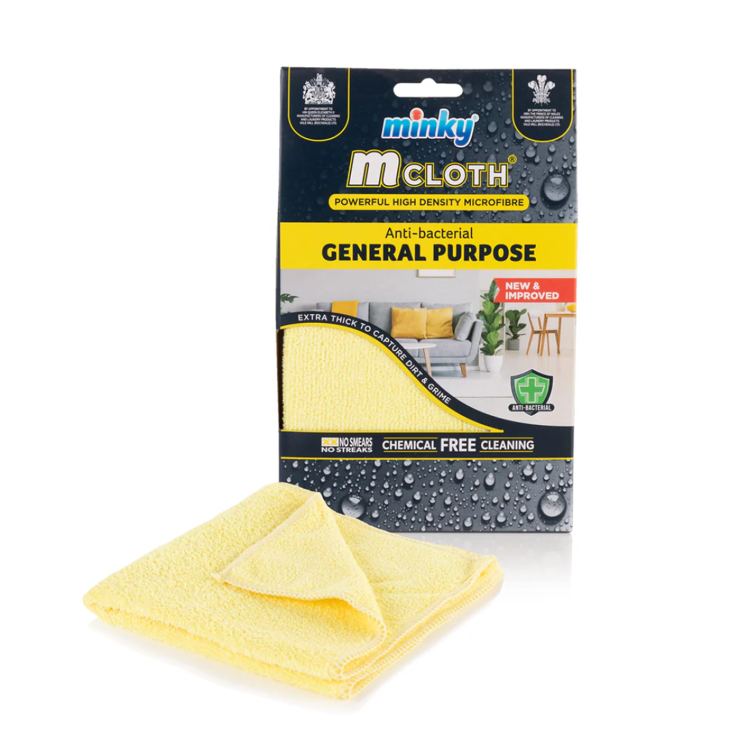 Мікрофібра для прибирання універсальна антибактеріальна Minky Mcloth General Purpose, 1 шт