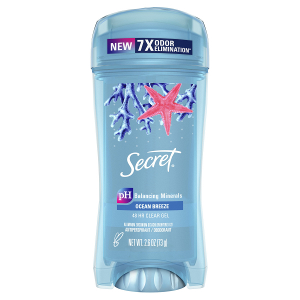 Гелевий дезодорант Secret Океанський бриз Clear Gel Antiperspirant Deodorant Ocean Breeze, 73 г