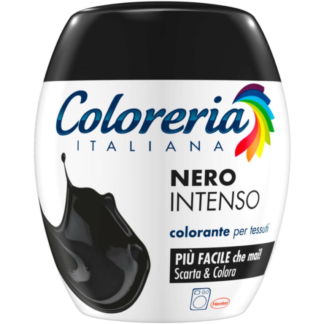 Фарба для одягу інтенсивний чорний Coloreria Italiana nero intenso, 350 г