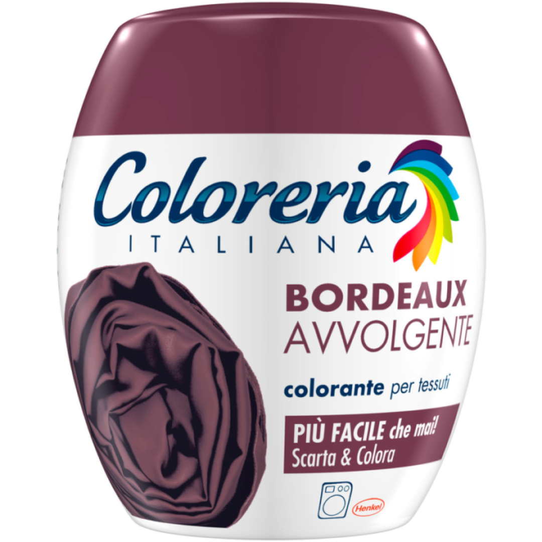 Фарба для одягу Coloreria Italiana Bordeaux Avvolgente Огортаючий Бордо, 350 г