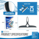 Силіконовий шкребок для скла та душових кабін Deluxe Smooth Grey Shower Squeegee with Wall Hooks