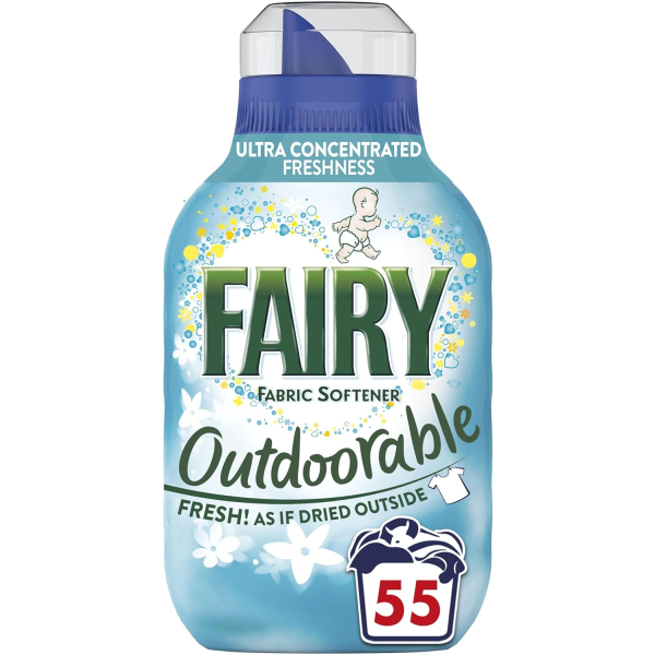 Ополіскувач для білизни Fairy Outdoorable для чутливої шкіри (55 прань), 770 мл