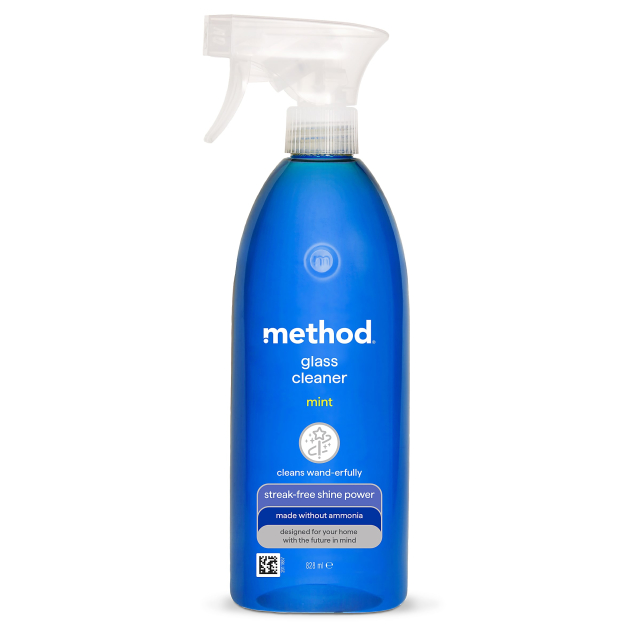 Спрей для миття вікон та дзеркал METHOD glass + surface cleaner - mint, 828 мл