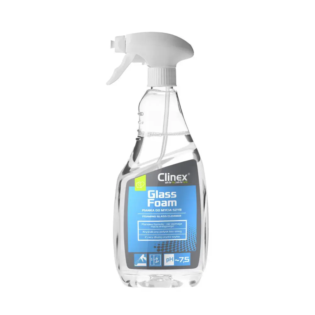 Піна для миття вікон Clinex Glass Foam, 650 мл