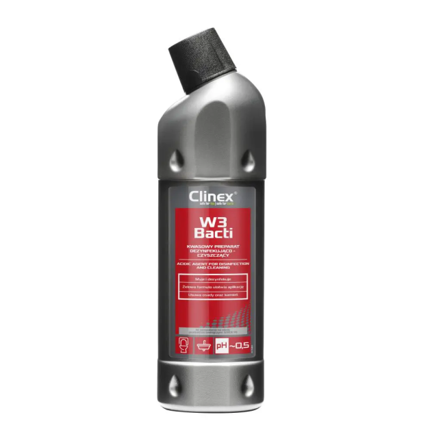 Кислотний дезінфікуючий та миючий засіб Clinex W3 Bacti, 1 л