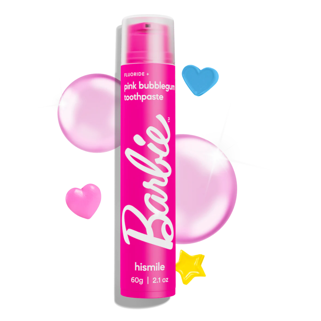 Зубна паста Hismile Barbie Pink Bubblegum, 60 г