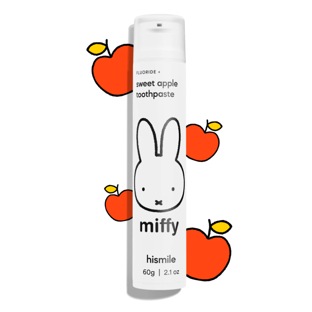 Зубна паста Hismile солодке яблуко Miffy Sweet Apple Toothpaste, 60 г