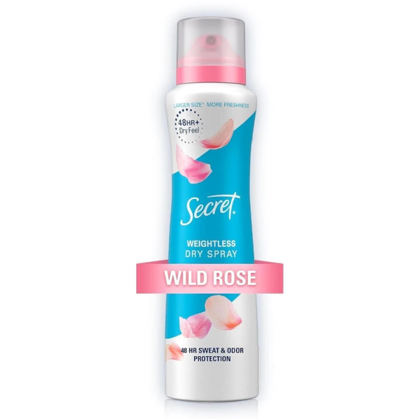 Дезодорант-антиперспірант для жінок Secret Dry Spray - Wild rose 116 г, 1 шт
