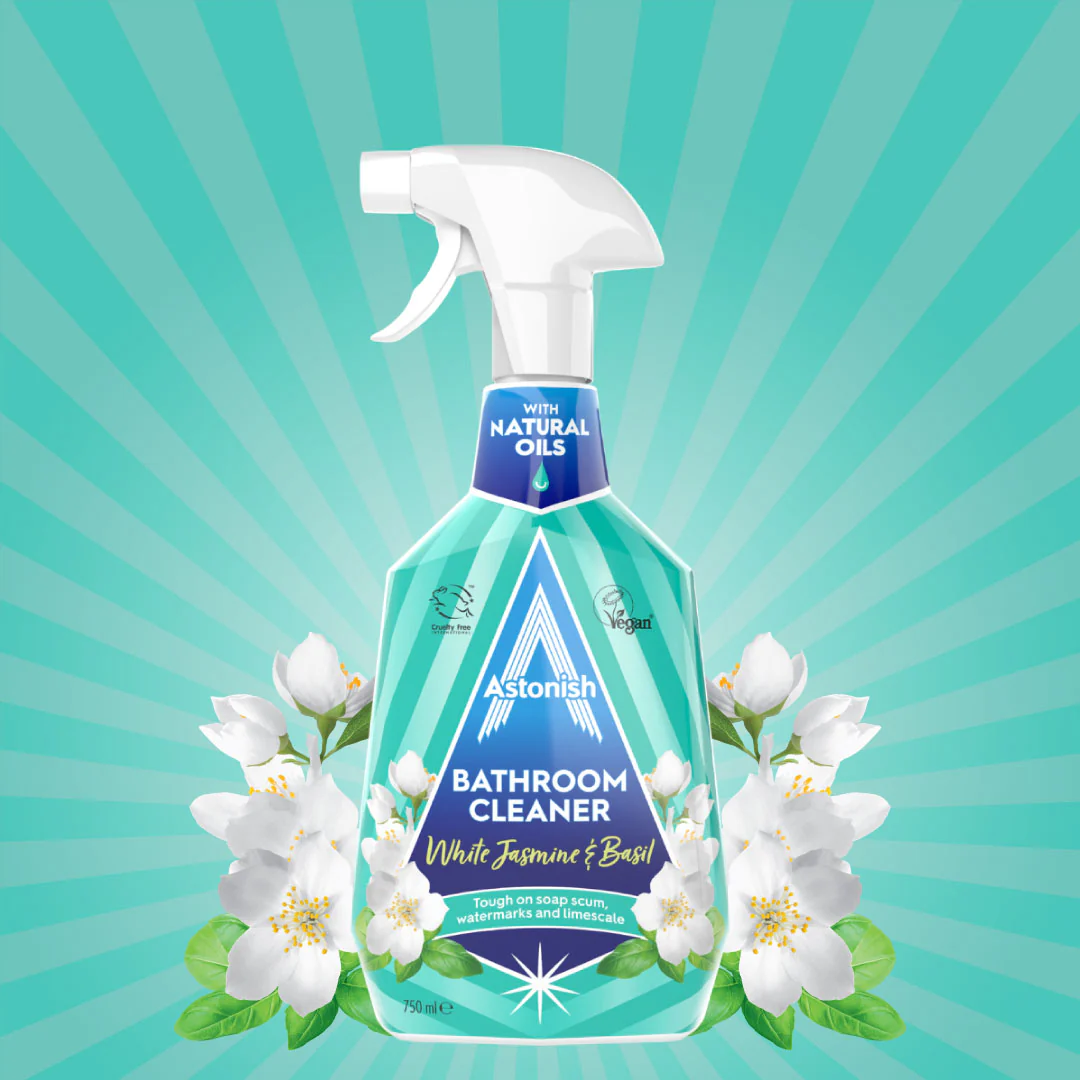Очіщувач для ванної кімнати Astonish Everyday White Jasmine&Basil, 750 мл