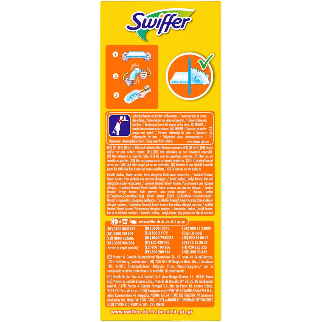 ЗАПАСКА до піпідастру, магніту від пилу Swiffer з ароматом Febreze, 9 шт