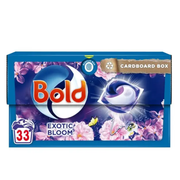 Капсули для прання Bold EXOTIC BLOOM з LENOR 3 в 1, 33шт