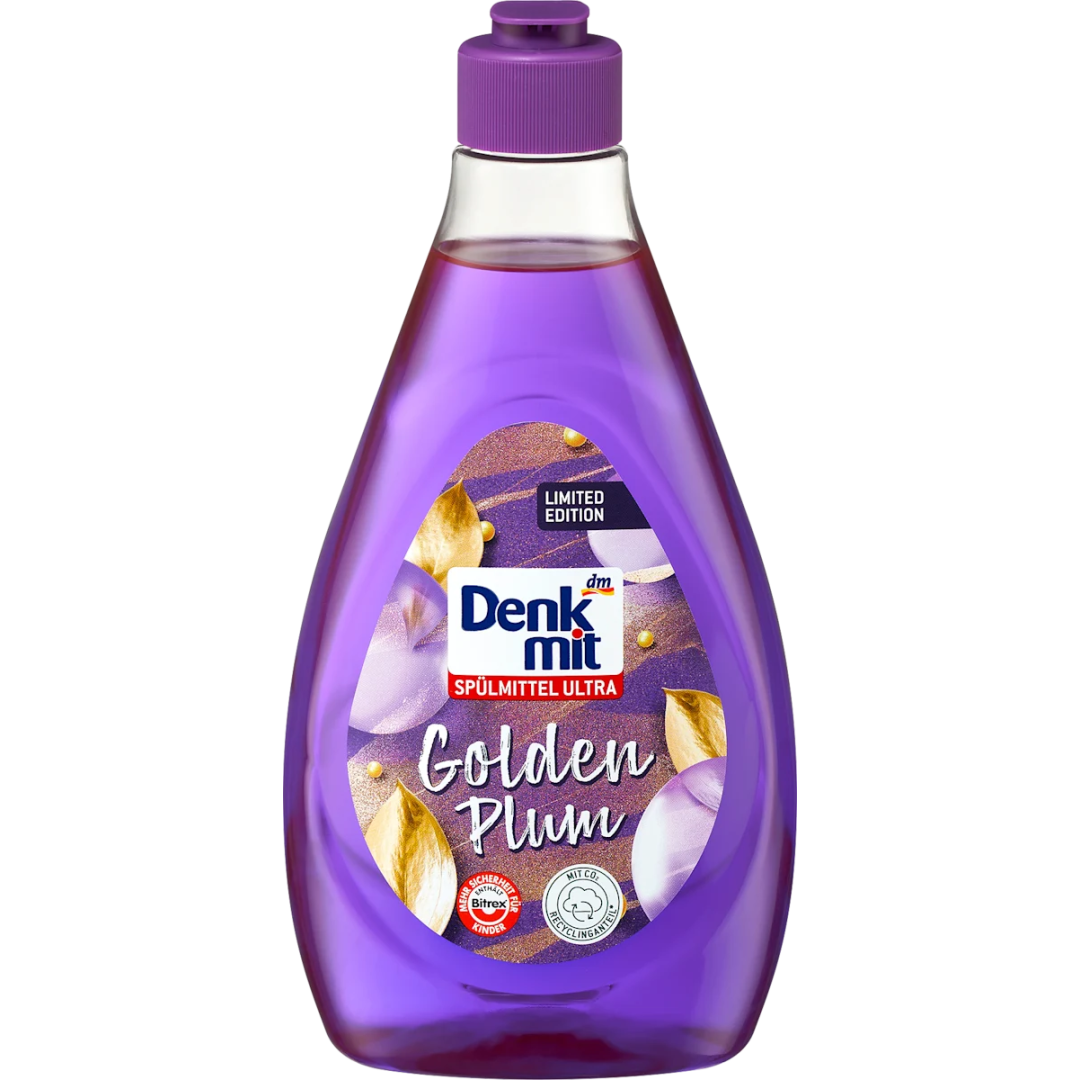 Засіб для миття посуду Denkmit Ultra Golden Plum, 500 мл