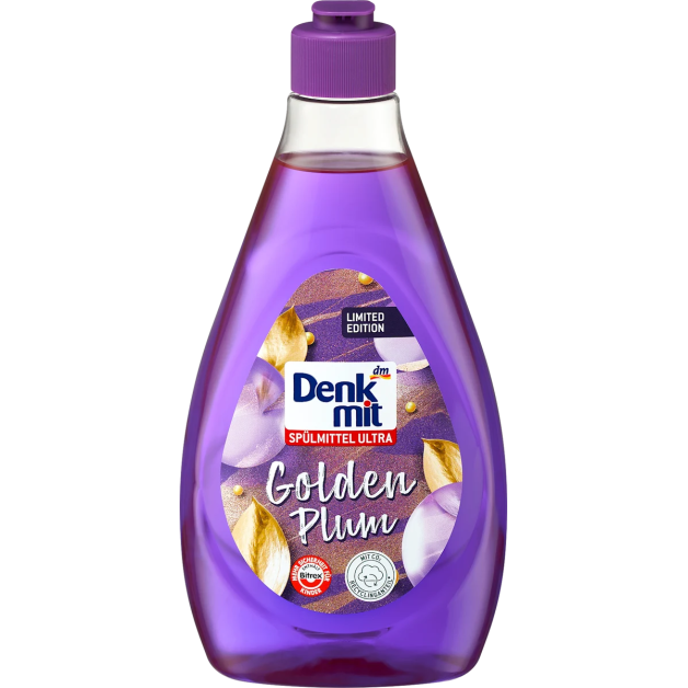 Засіб для миття посуду Denkmit Ultra Golden Plum, 500 мл