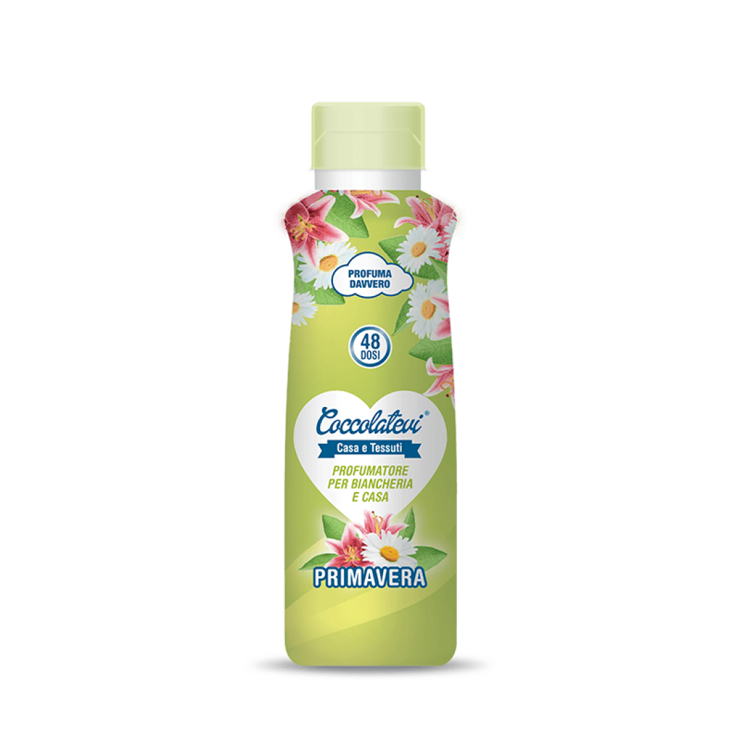 Кондиціонер для прання та миття підлог і твердих поверхонь Coccolatevi PROFUMA BUCATO PAVIM 300 PRIMAVERA (48 прань), 300 мл