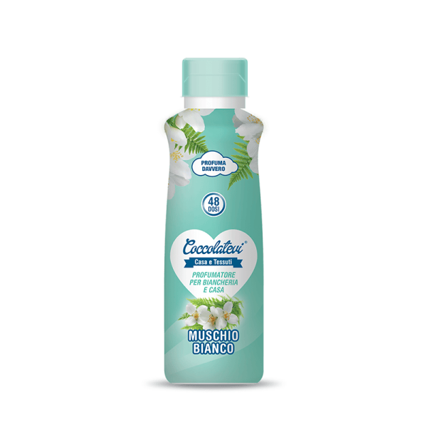Кондиціонер для прання та миття підлог і твердих поверхонь Coccolatevi PROFUMA BUCATO MUSCHIO BIANCO (48 прань), 300 мл