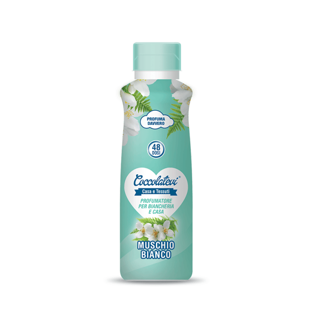 Кондиціонер для прання та миття підлог і твердих поверхонь Coccolatevi PROFUMA BUCATO MUSCHIO BIANCO (48 прань), 300 мл