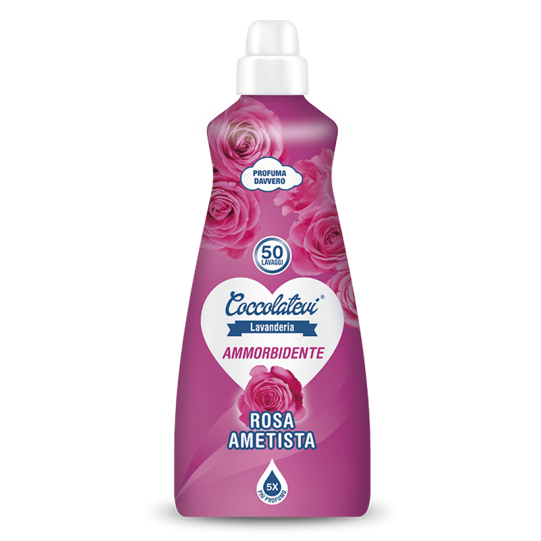 Кондиціонер для прання троянда аметист COCCOLATEVI AMMORB ROSA AMETISTA (50 прань), 1,25 л