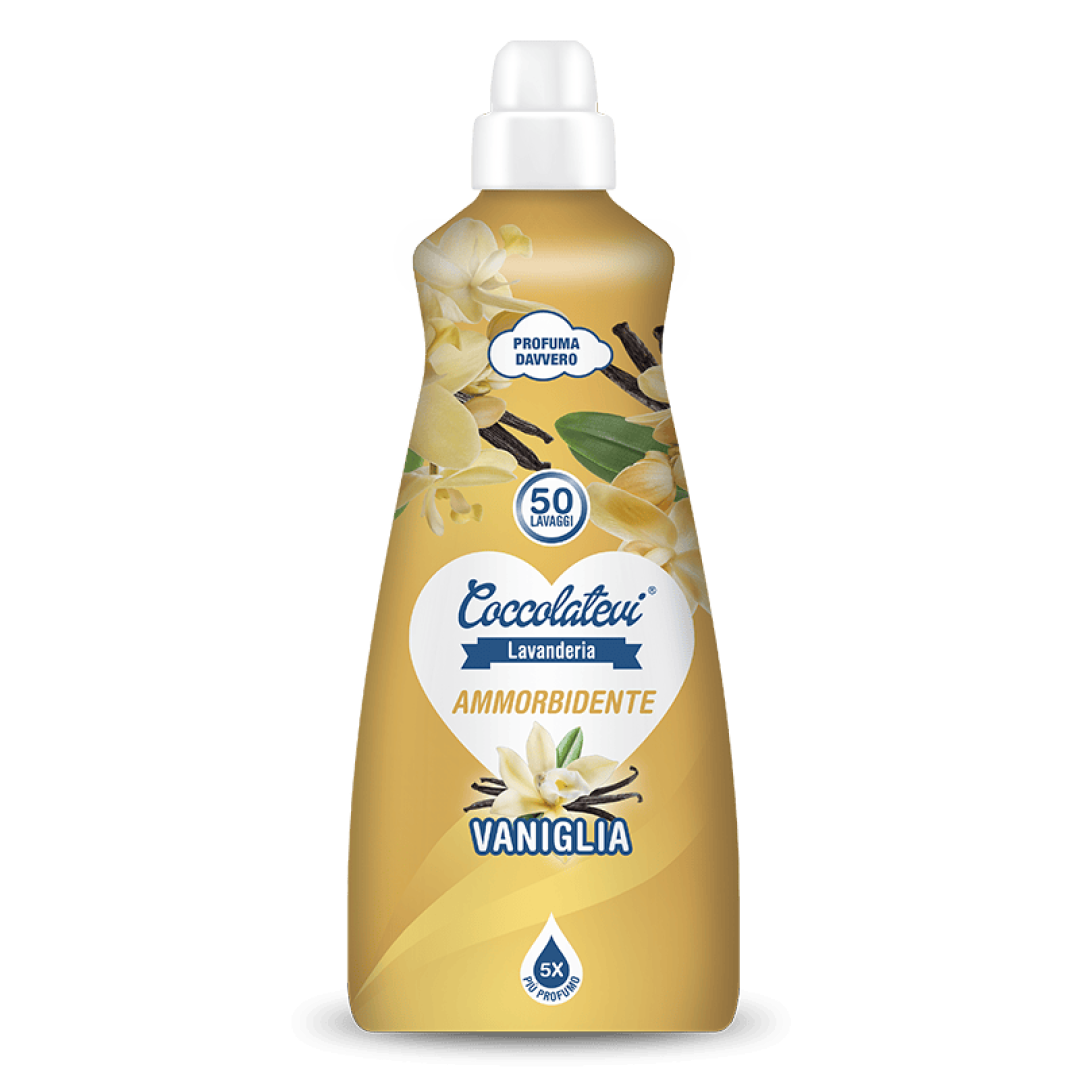Кондиціонер для прання ваніль COCCOLATEVI VANIGLIA (50 прань), 1,25 л