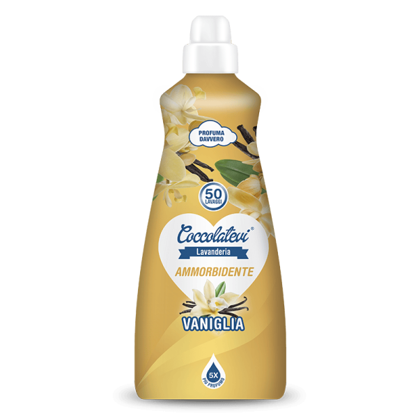 Кондиціонер для прання ваніль COCCOLATEVI VANIGLIA (50 прань), 1,25 л