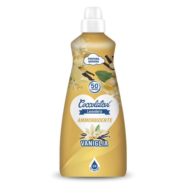 Кондиціонер для прання ваніль COCCOLATEVI VANIGLIA (50 прань), 1,25 л