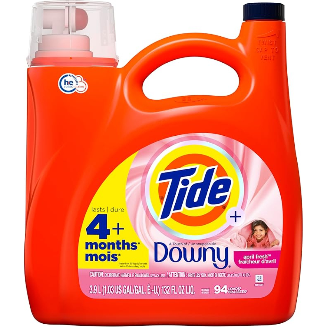 Гель для прання Tide Touch of Downy April Fresh, HE Compatible (94 прання), 3,9 л