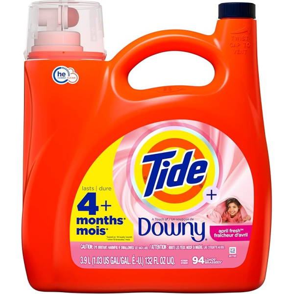 Гель для прання Tide Touch of Downy April Fresh, HE Compatible (94 прання), 3,9 л