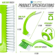 Щітка багатофункціональна 3 в 1 набір DUSTPAN&BRUSH, 1 шт